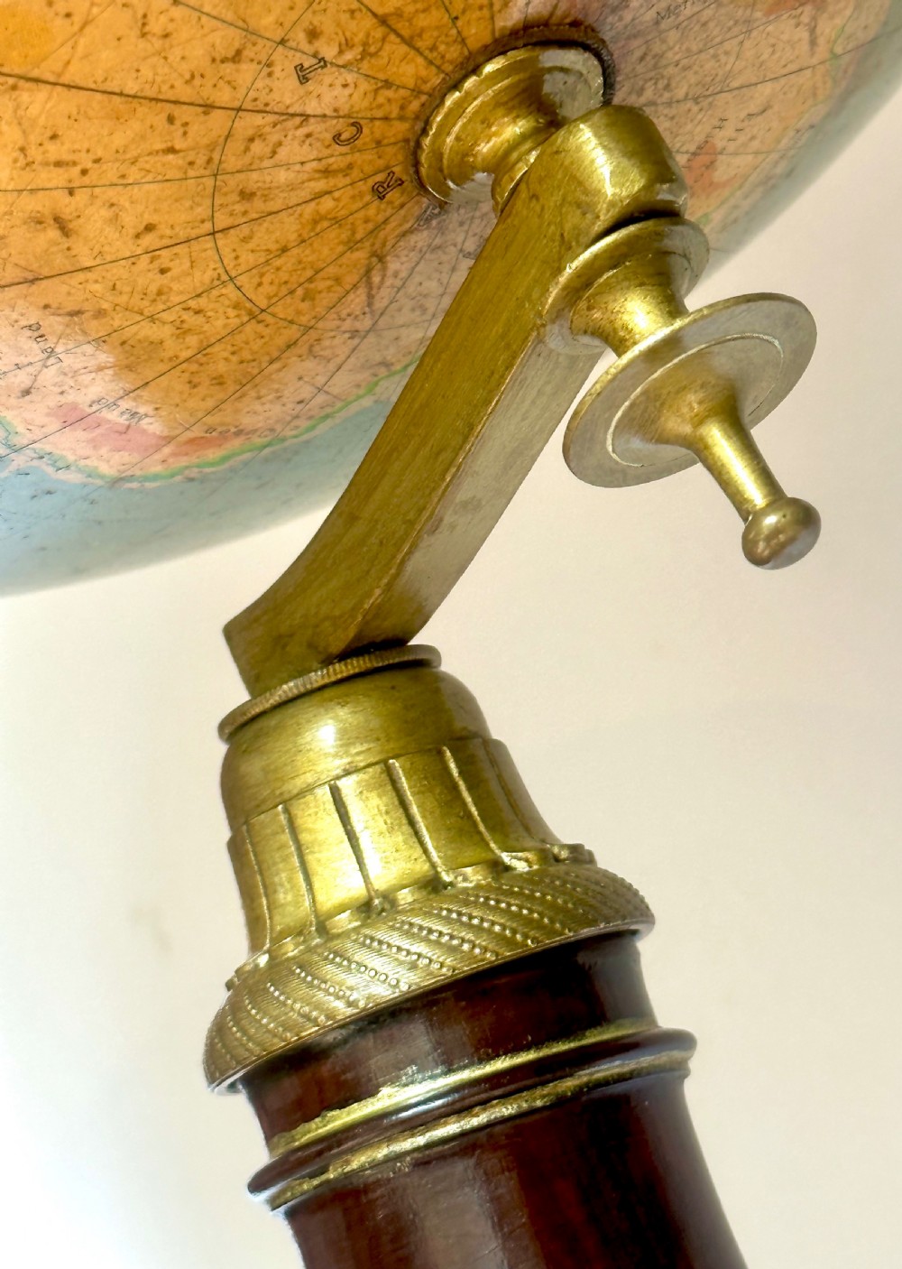 Regency Globe Stand with Later Globe View III