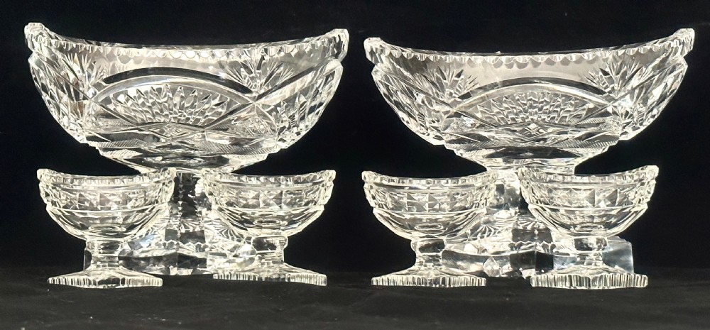 Regency Cut-glass Comports and Salts with Provenance  View II