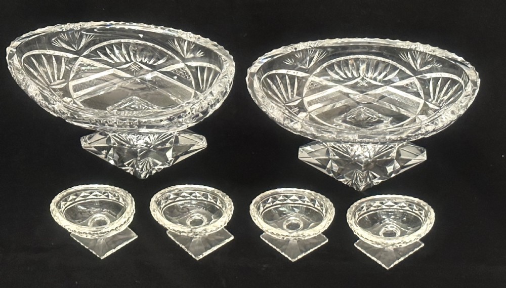 Regency Cut-glass Comports and Salts with Provenance  View III