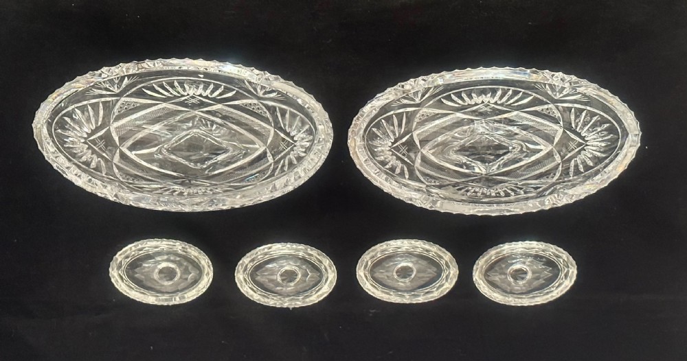 Regency Cut-glass Comports and Salts with Provenance  View IV