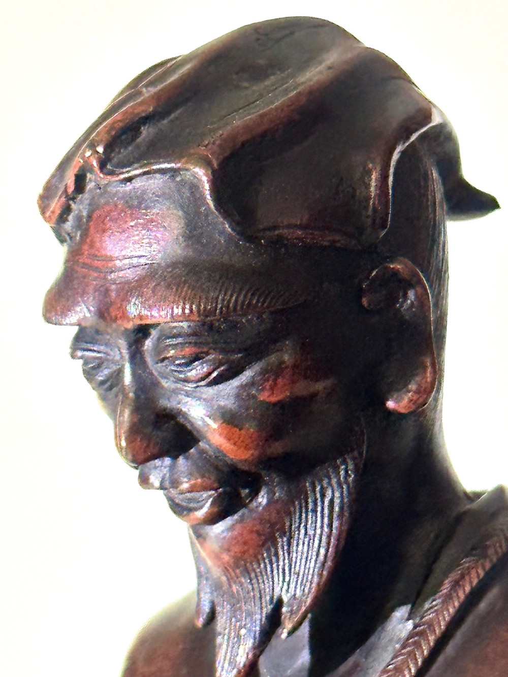 Bronze Japanese Koro in the form of a Carp View XI