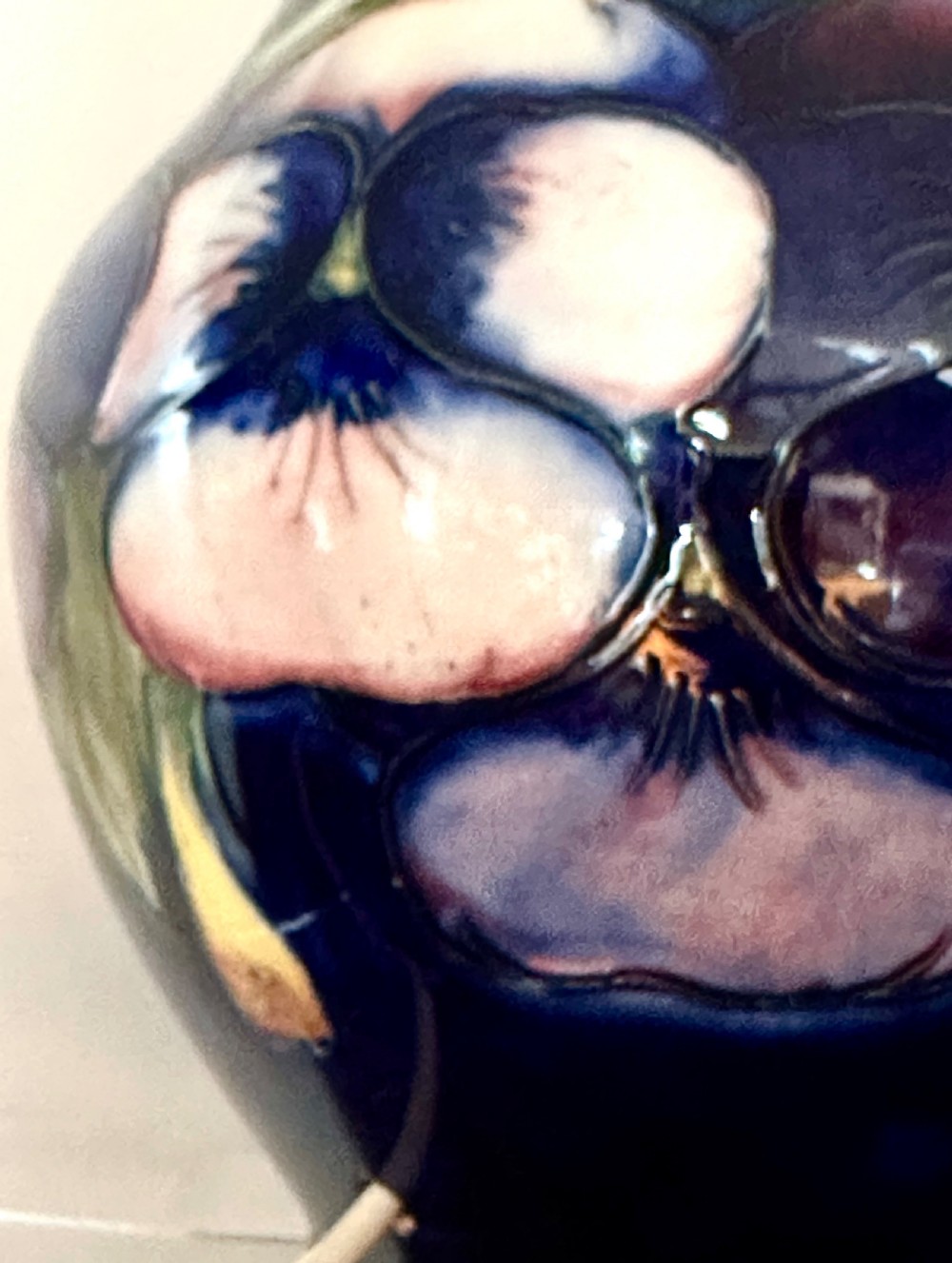Moorcroft Vase Converted to Lamp View IV