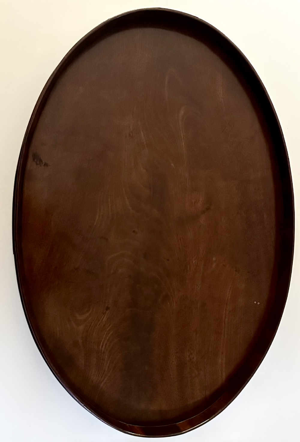 George III Mahogany Oval Gallery Tray View IV