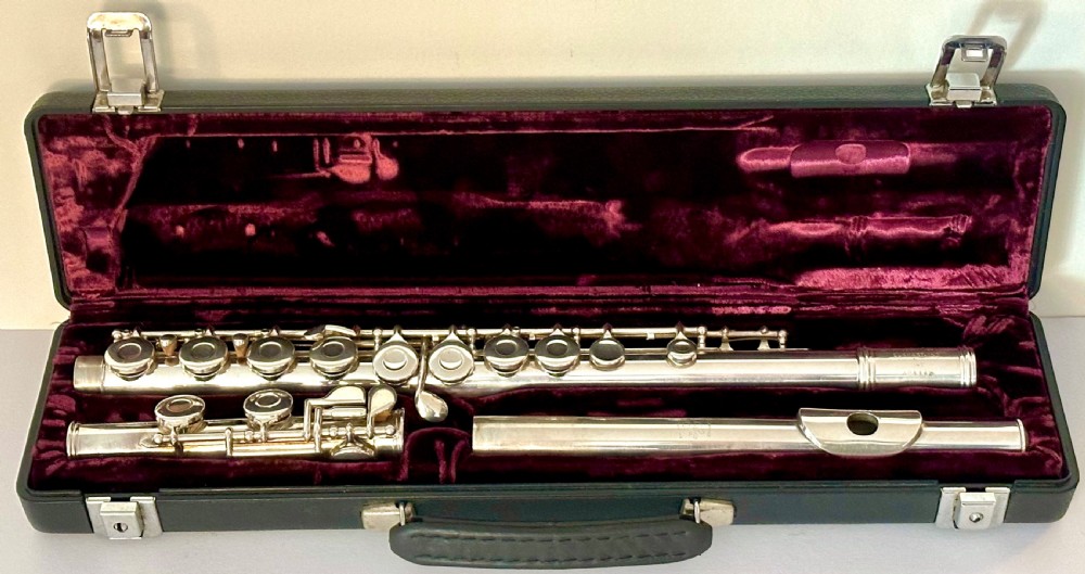 Solid Silver Flute by Gemeinhardt.