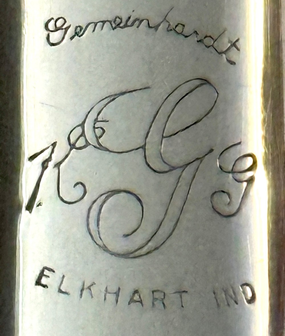 Solid Silver Flute by Gemeinhardt. View VI
