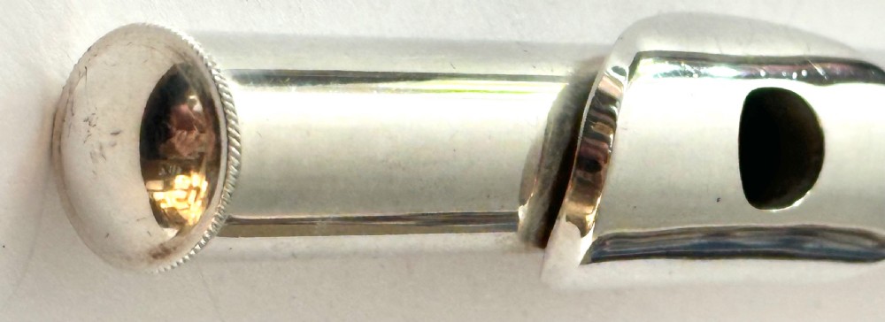Solid Silver Flute by Gemeinhardt. View VIII