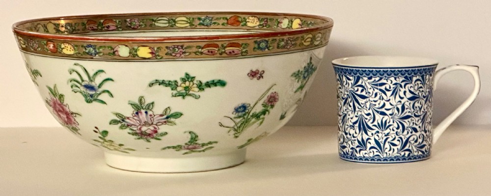 Chinese Canton Porcelain Bowl View IV