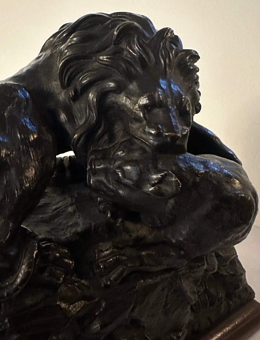 Bronze of Lion and Lioness View V