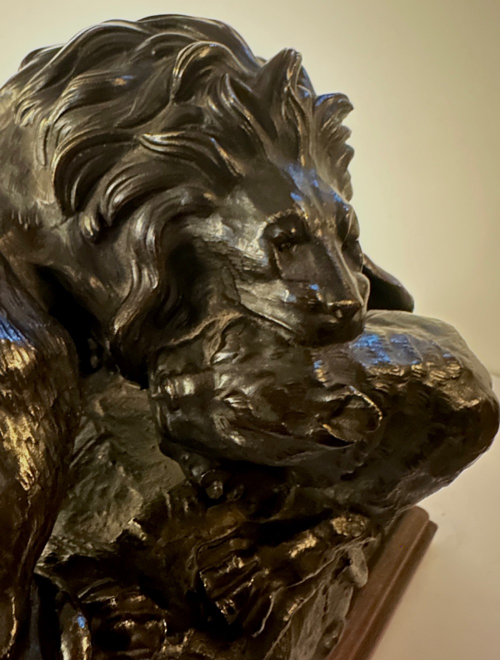 Bronze of Lion and Lioness View VIII