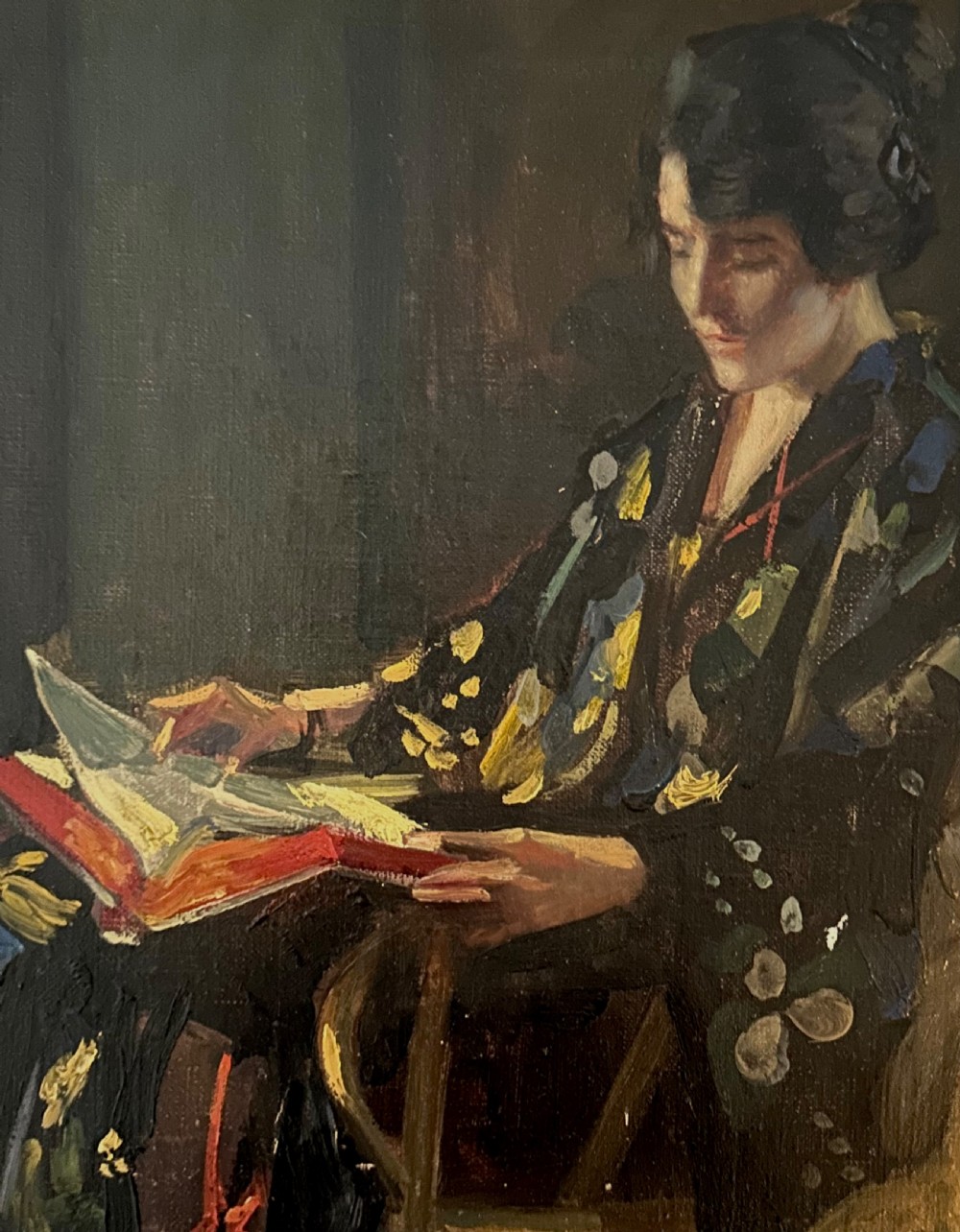 Oil on board by John Henry Amschewitz (1882-1942) View III