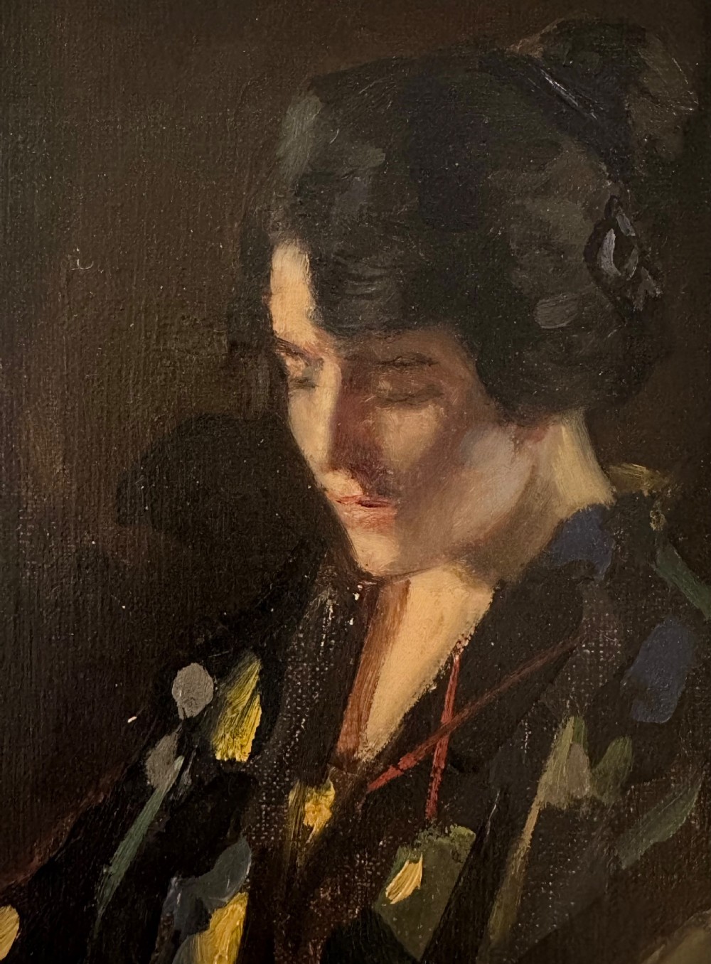 Oil on board by John Henry Amschewitz (1882-1942) View IV
