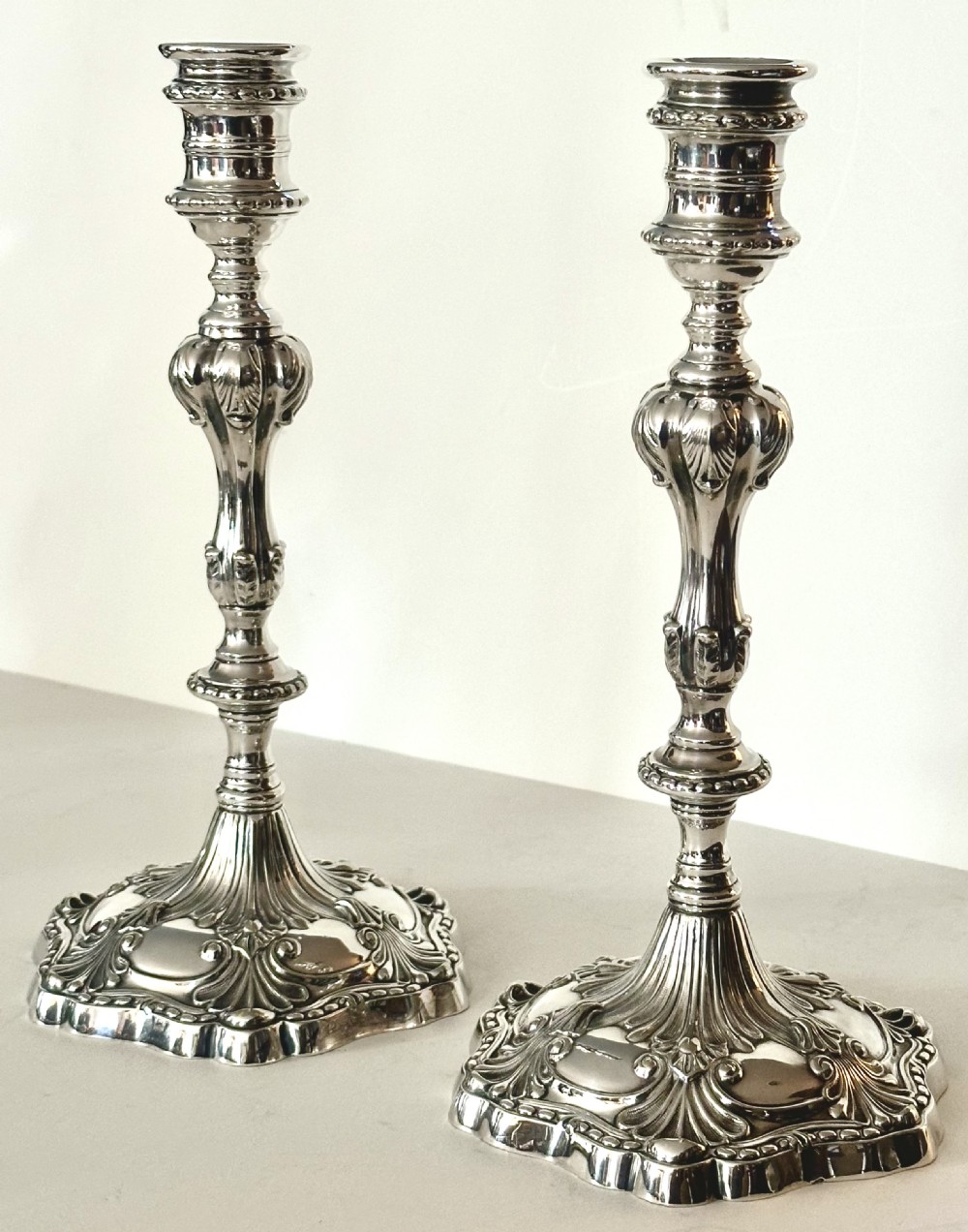 Pair of 19th Century Silver Plated Candelabra View IV