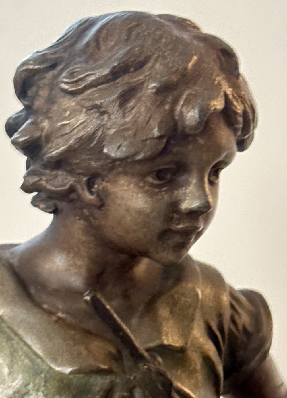 Pair of French Spelter Figures after Auguste Moreau (1834-1917) View V
