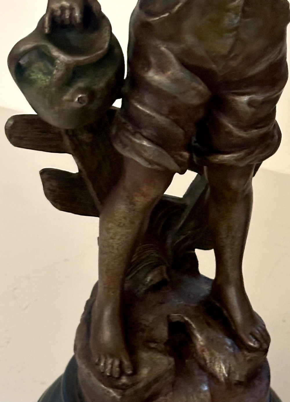 Pair of French Spelter Figures after Auguste Moreau (1834-1917) View VII