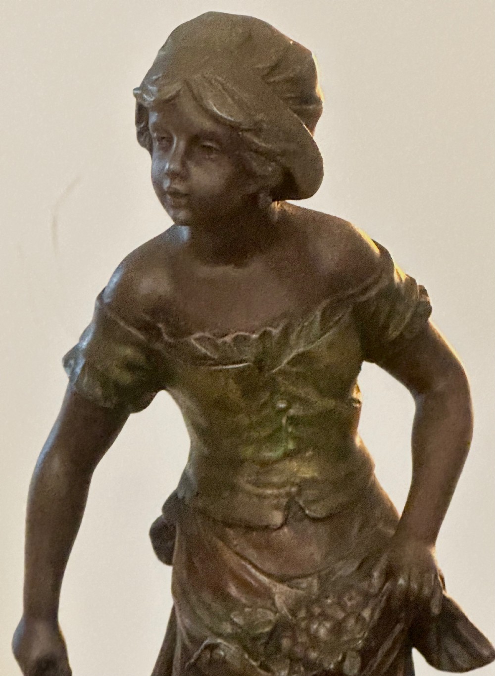 Pair of French Spelter Figures after Auguste Moreau (1834-1917) View XI