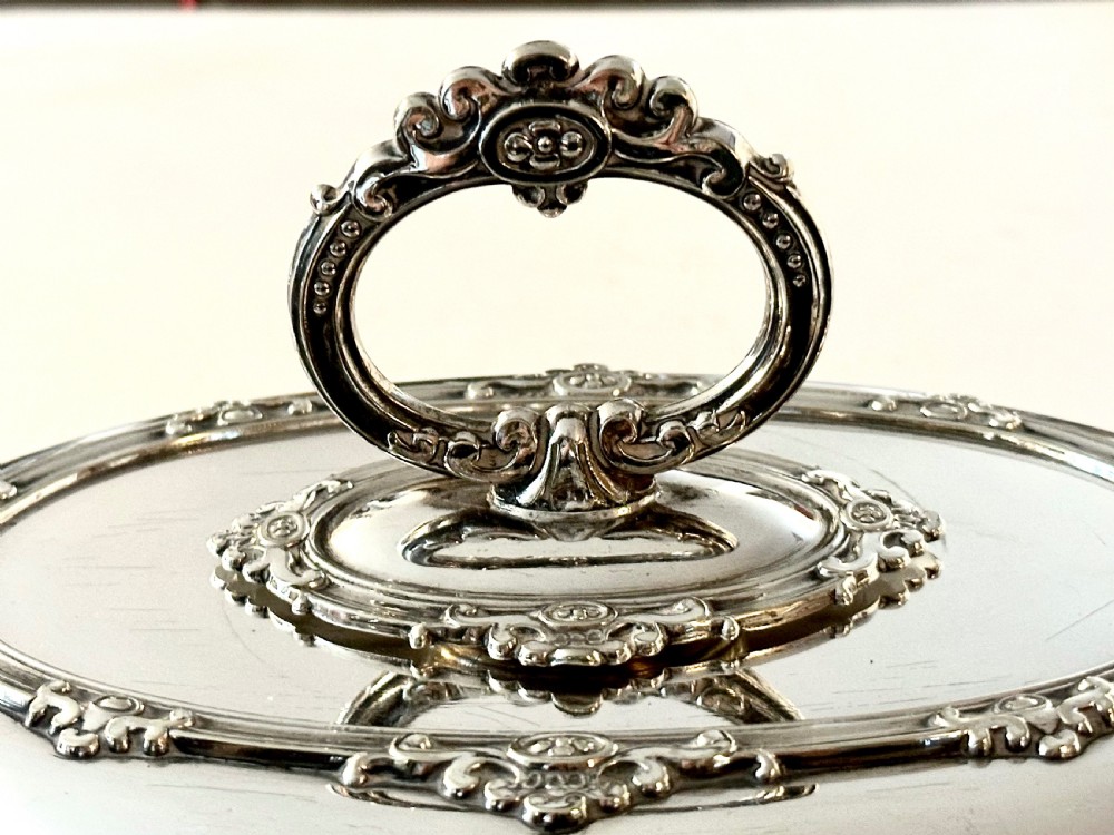 A Pair of Oval Sheffield Plate Entree Dishes View IX