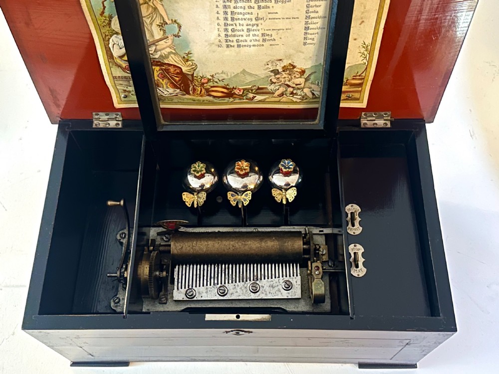 Swiss Made 10 Tune Music Box View III