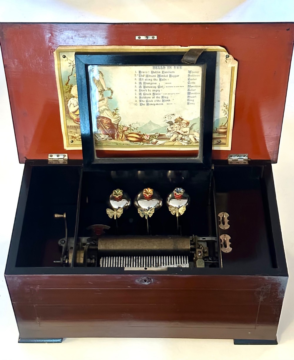 Swiss Made 10 Tune Music Box View IX