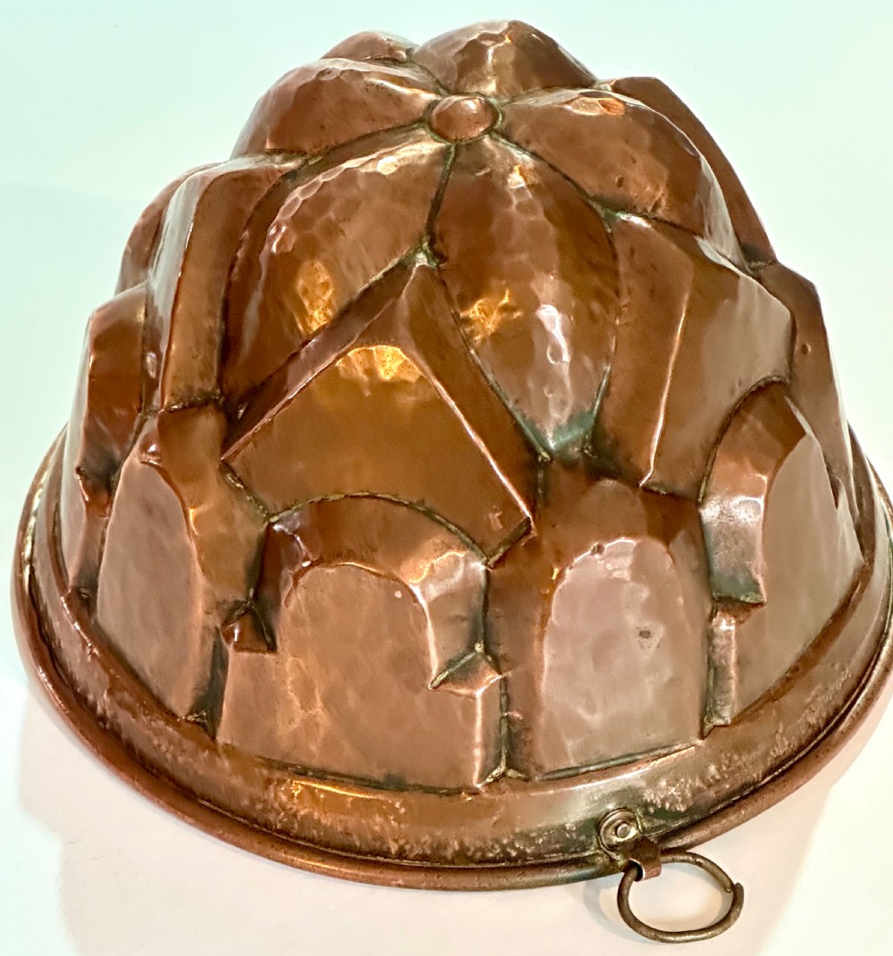 Pair of Victorian Copper Jelly Moulds View II