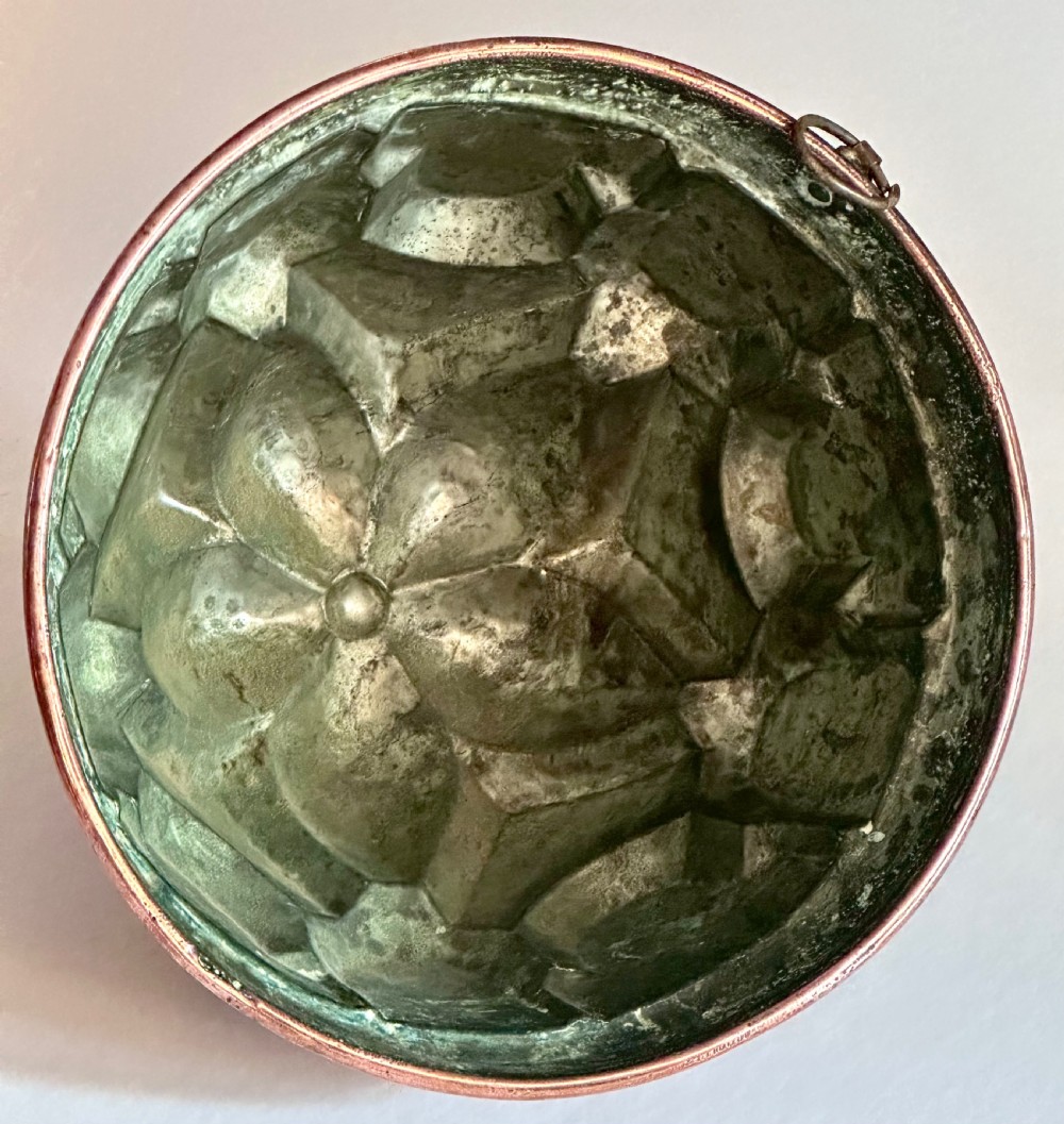 Pair of Victorian Copper Jelly Moulds View III