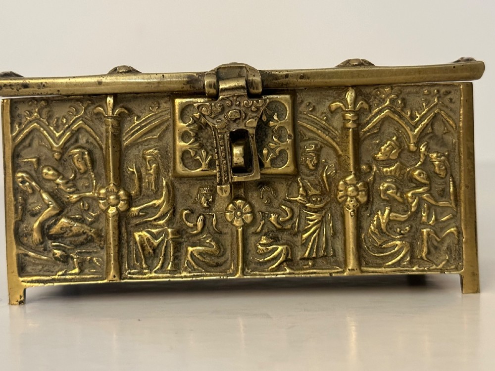 Brass Reliquary Box View IX