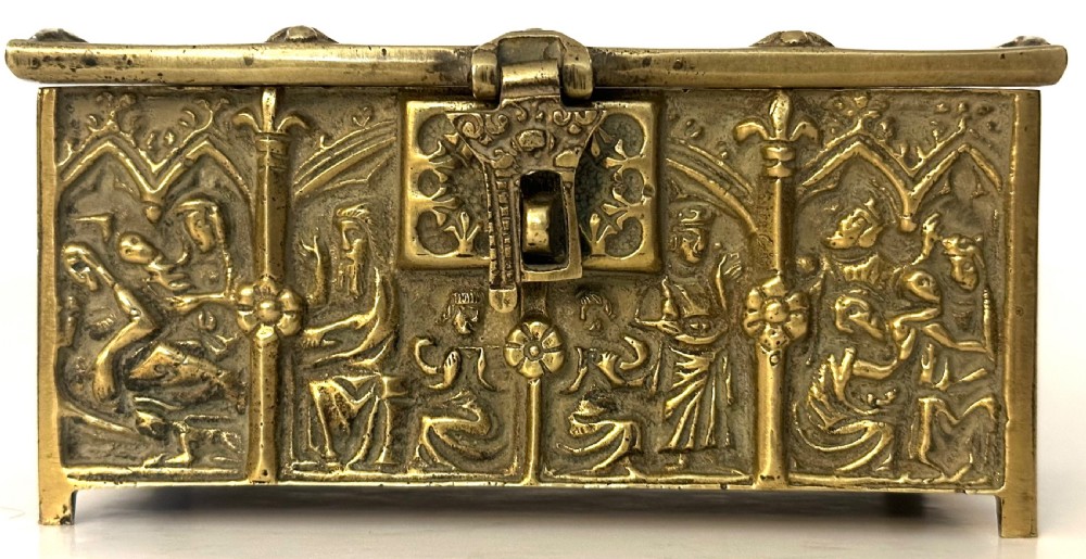 Brass Reliquary Box View X