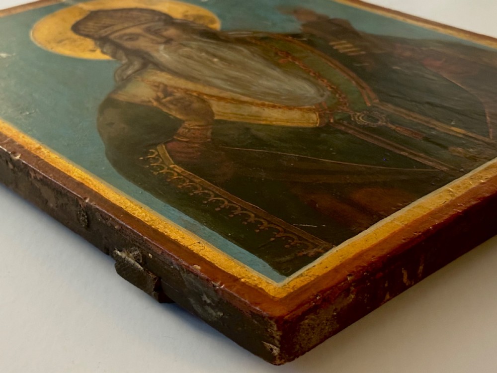 Greek Icon depicting St Spyridon View IV