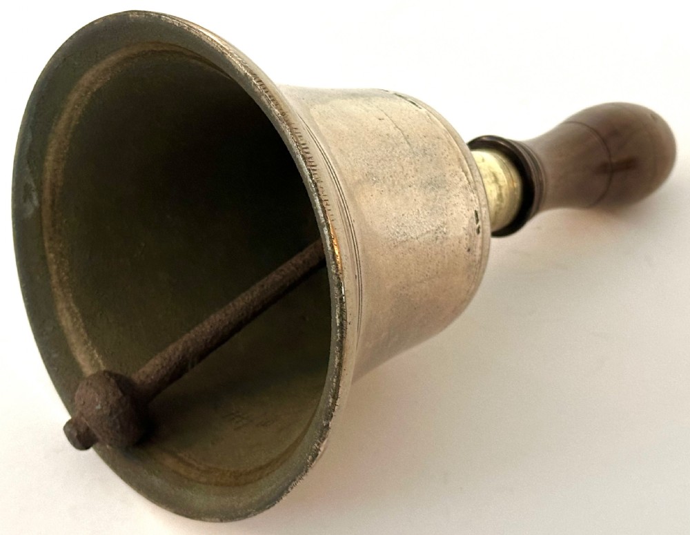 Large Bronze Hand Bell View IV