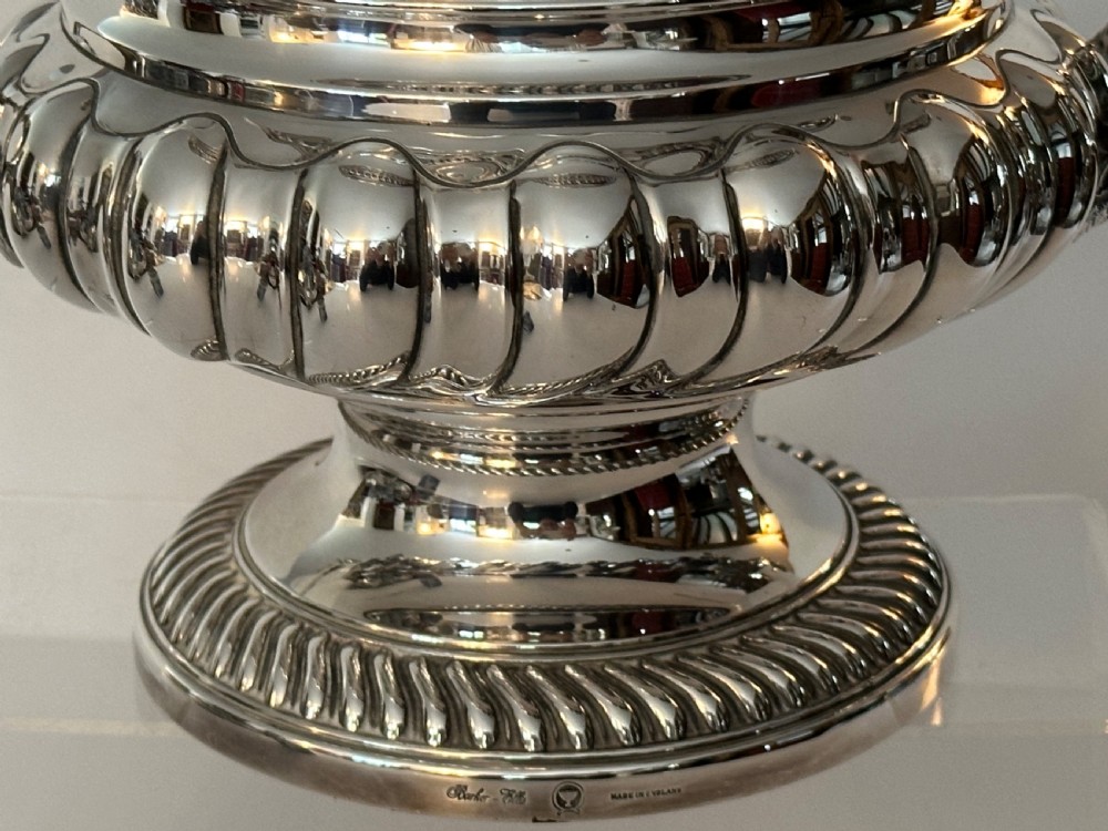 Silver Plated Wine Cooler by Barker Ellis View III