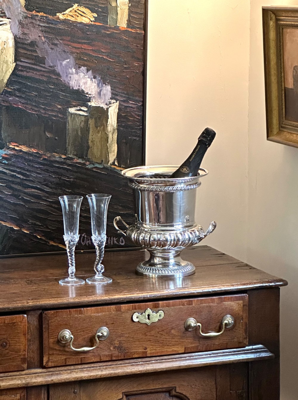 Silver Plated Wine Cooler by Barker Ellis View VII