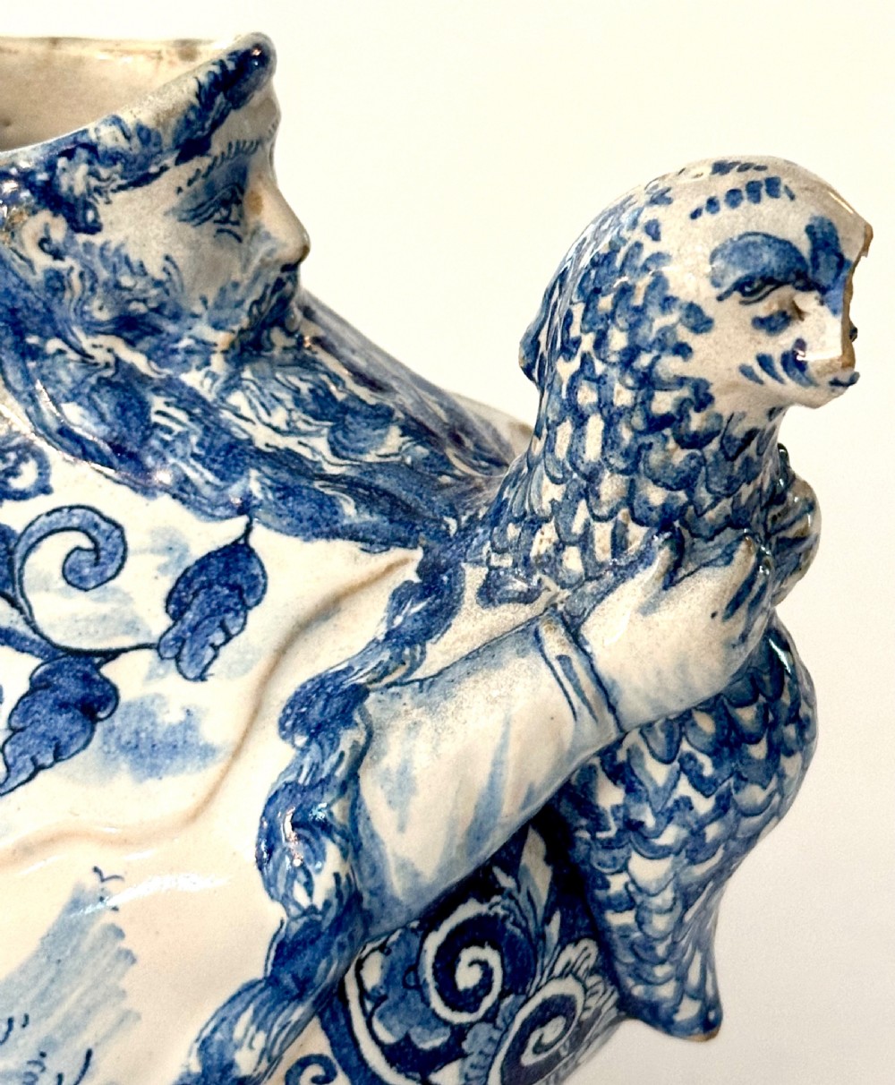 18th Century Delft Teapot. View IX
