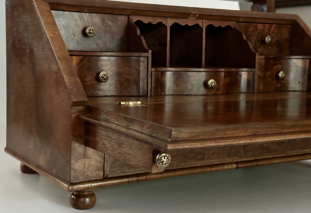 Burr Walnut Dressing Table Mirror View VII
