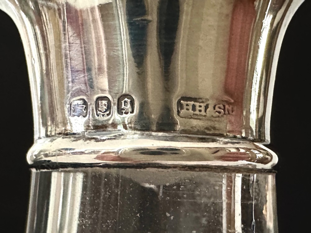 Pair of Whisky Noggins, silver collars View V