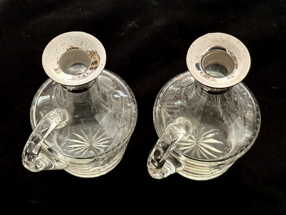 Pair of Whisky Noggins, silver collars View VIII