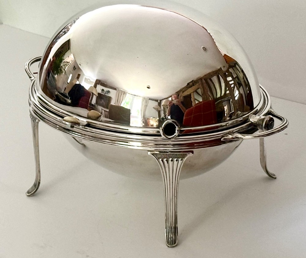 Sheffield Plate Revolving Lid Entree Dish