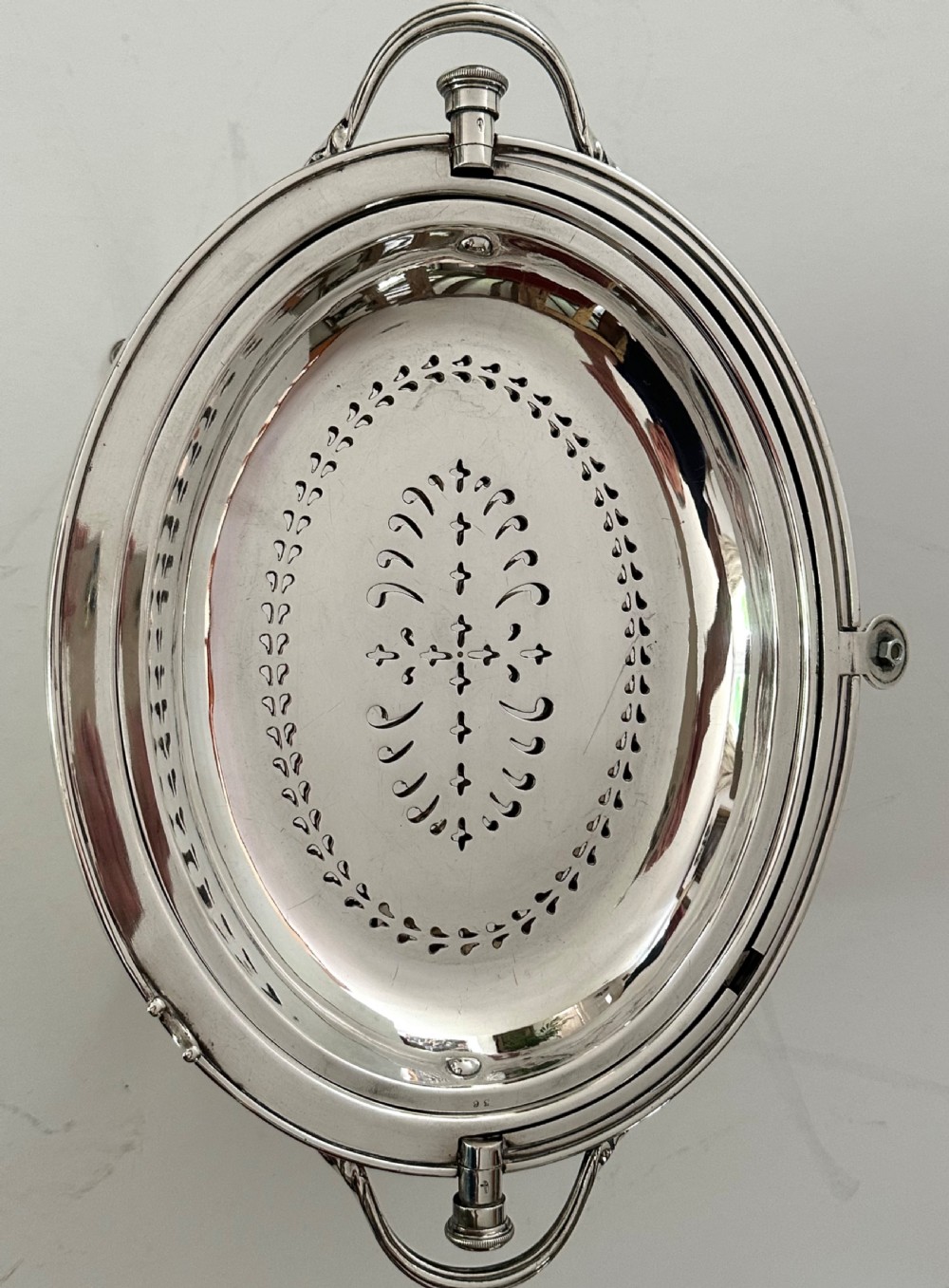 Sheffield Plate Revolving Lid Entree Dish View IX
