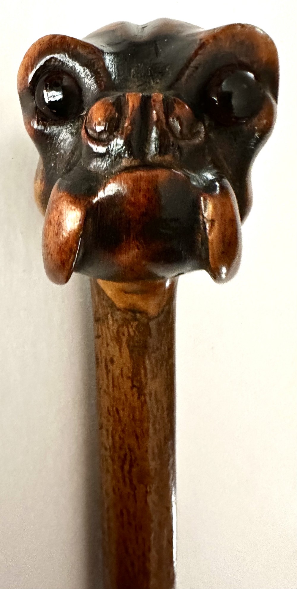 Walking Stick with Boxer Dog Handle