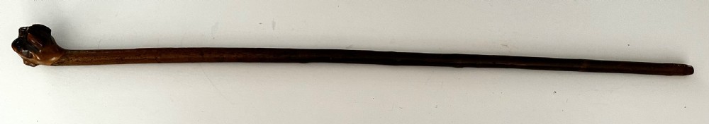 Walking Stick with Boxer Dog Handle View VI