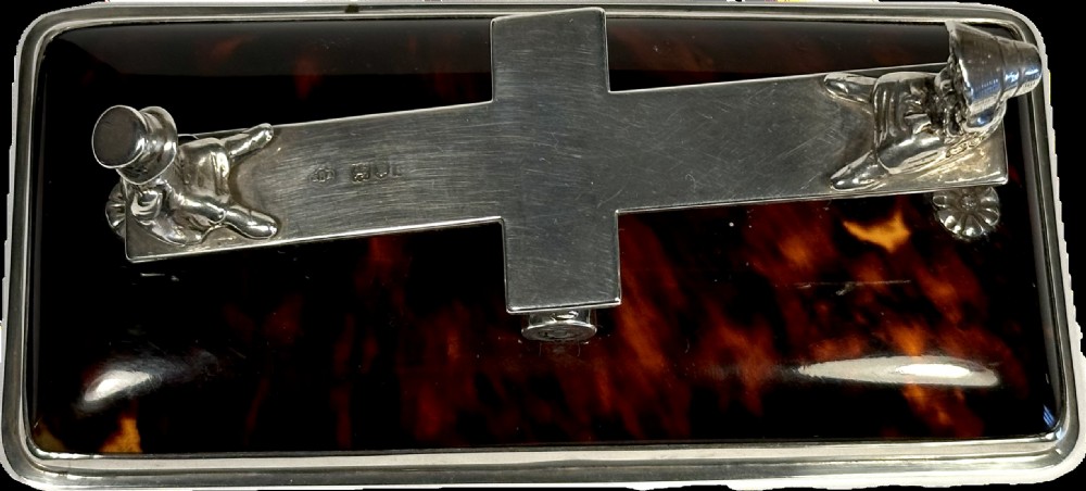 Silver and Tortoiseshell Desk Clip View III