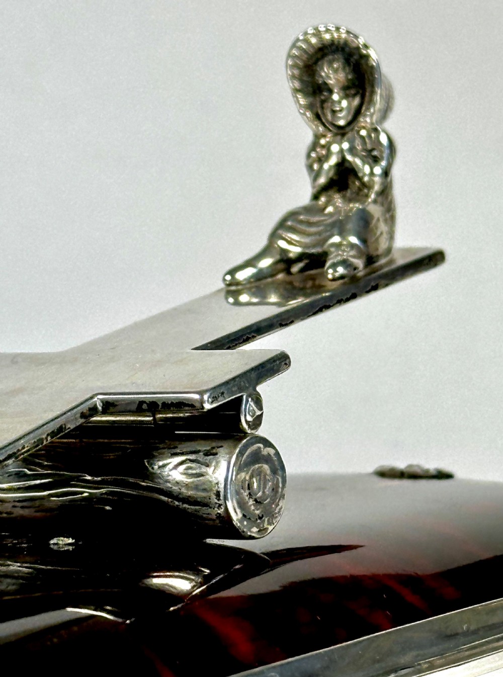 Silver and Tortoiseshell Desk Clip View IV