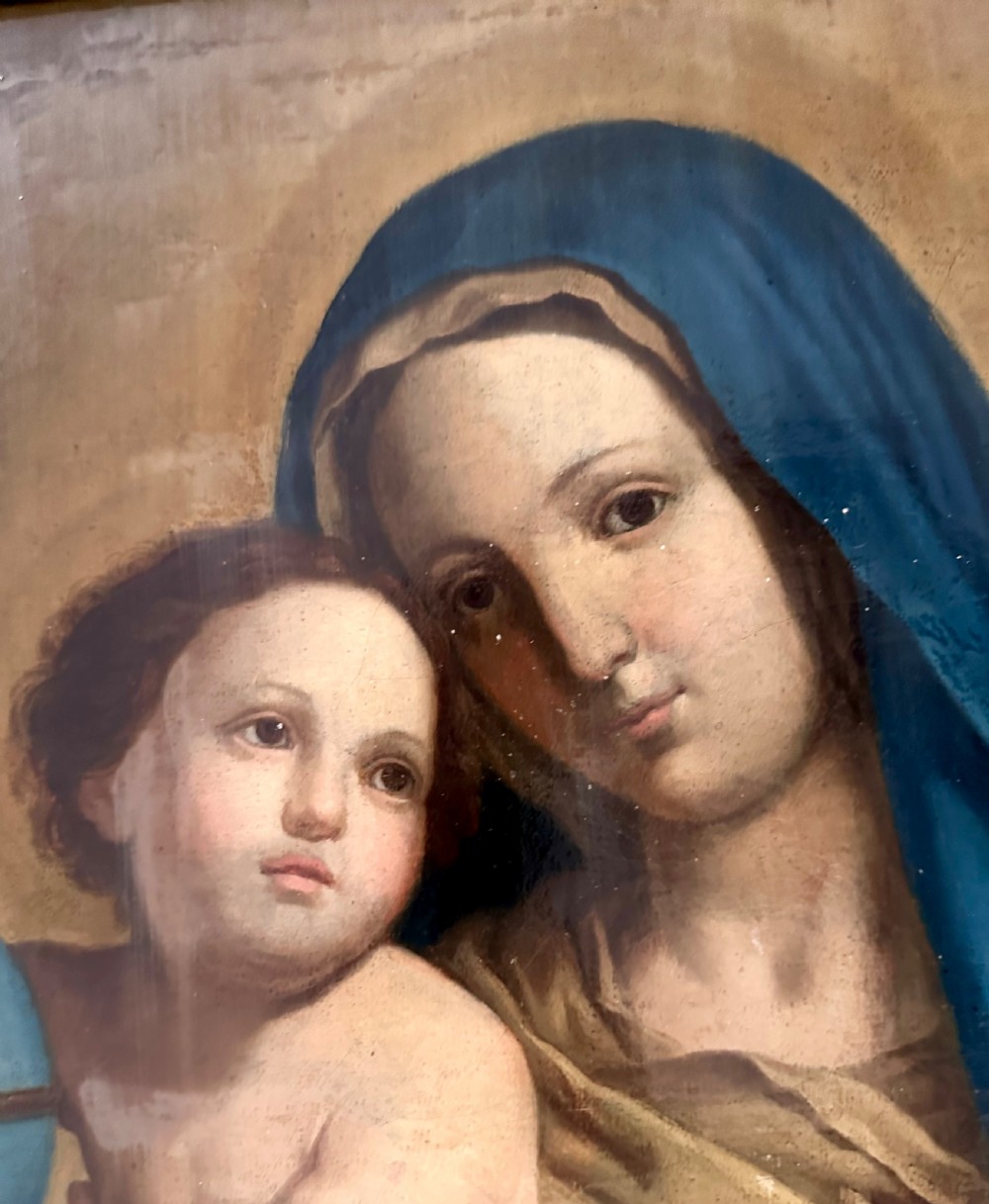 17th Century Oil on Canvas after  Giovanni Battista Salvo Da Sassoferrato (1609-1685) View III