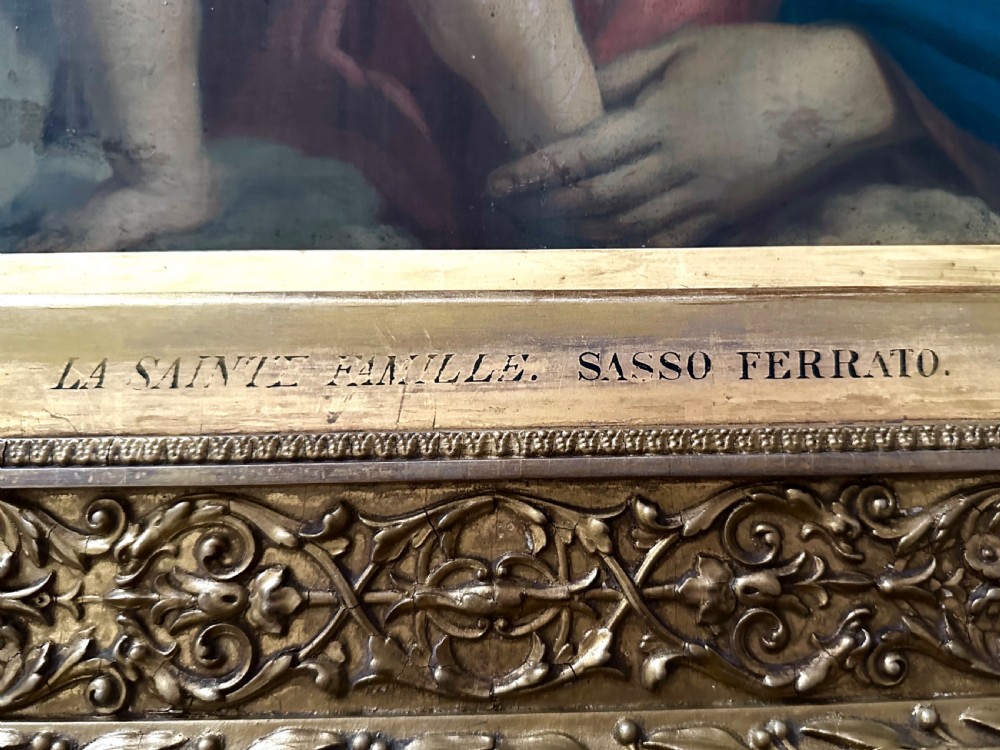 17th Century Oil on Canvas after  Giovanni Battista Salvo Da Sassoferrato (1609-1685) View V