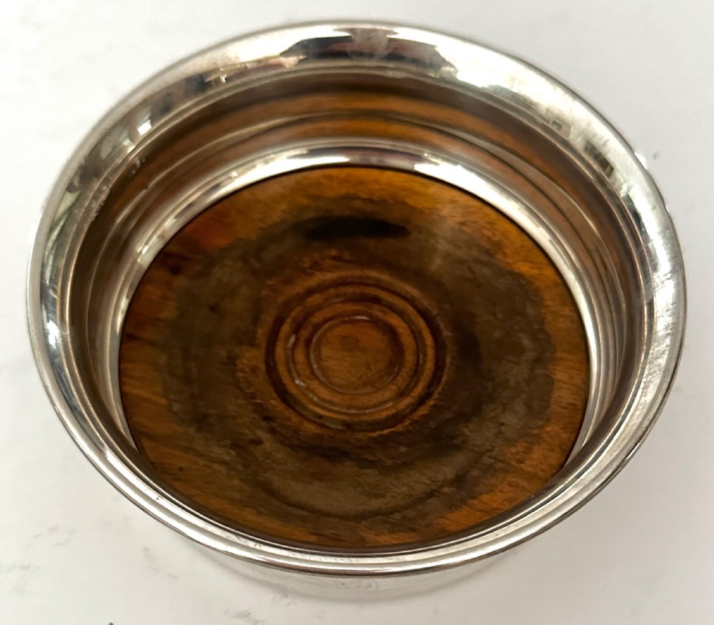 Pair of Silver Wine Coasters View IV