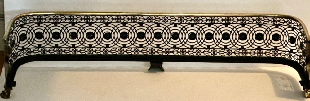 Brass Fire Fender View VIII