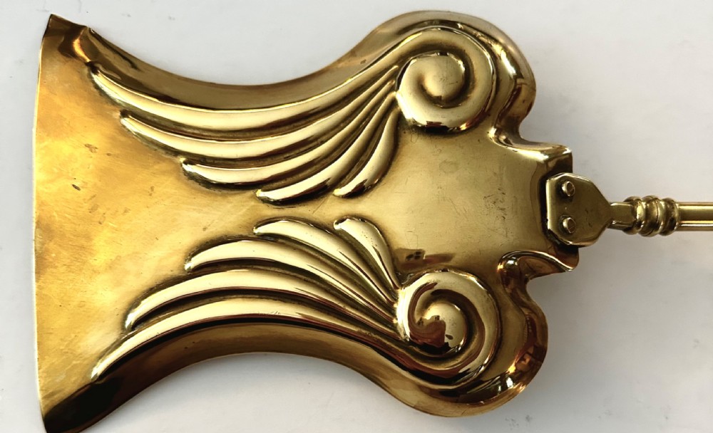 Set of Brass Fire Irons View II