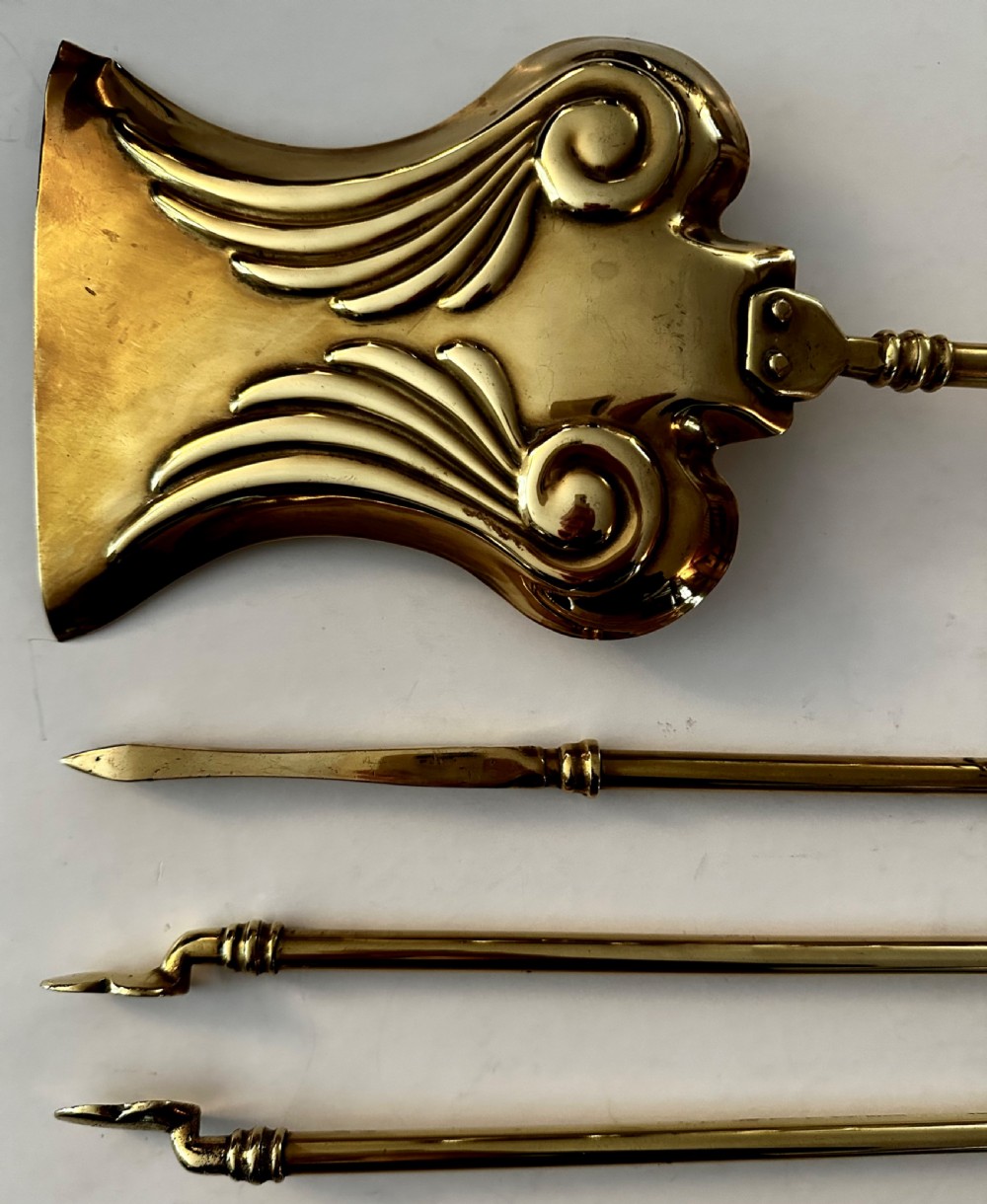 Set of Brass Fire Irons View IV