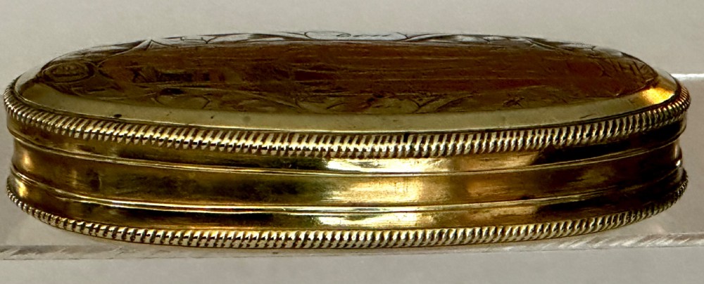 18th Century Dutch Brass Tobacco Box View IV