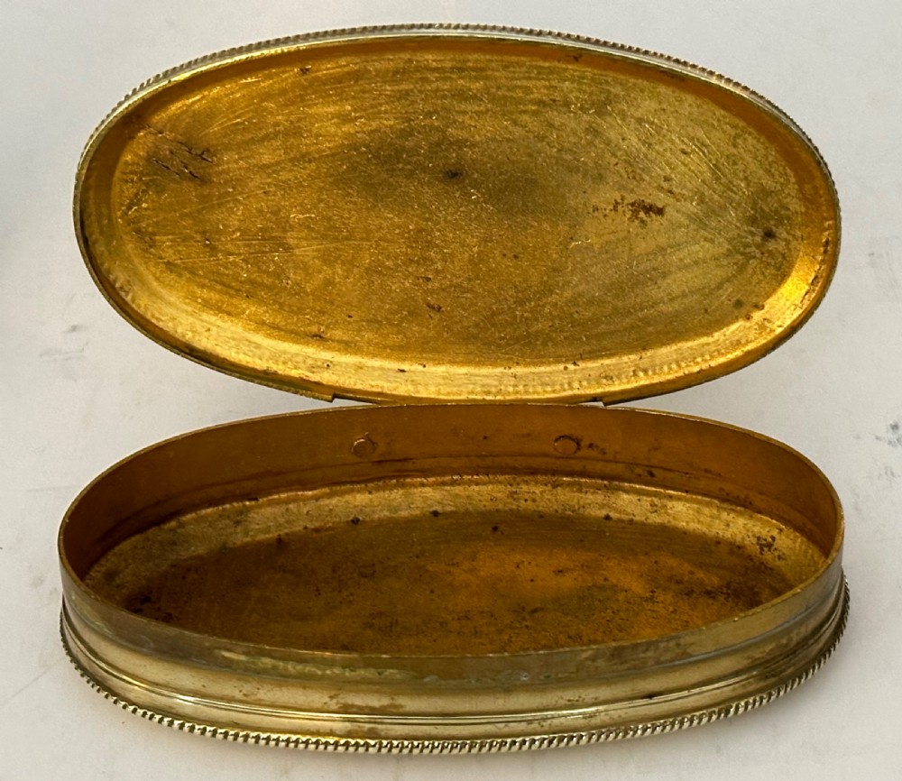18th Century Dutch Brass Tobacco Box View VI