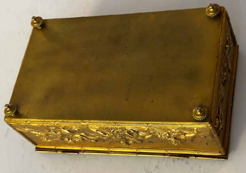 Continental  Ormolu Casket View IX
