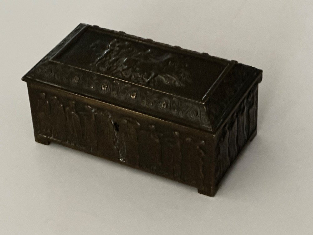 Bronze Casket possibly Grand Tour.